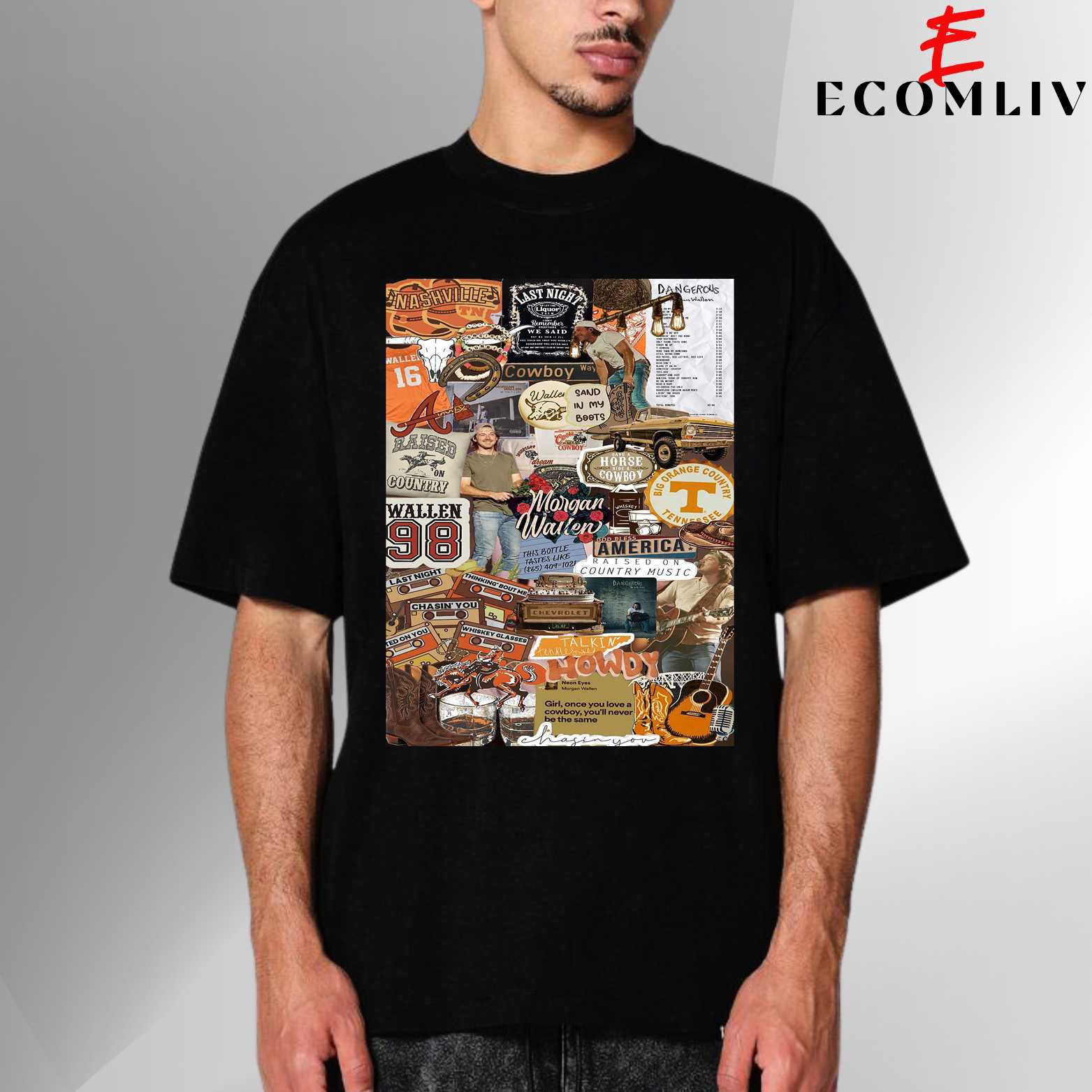Morgan Wallen T Shirt, Unisex Country Singer Tee